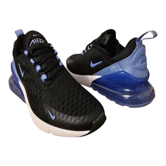 Nike Air Max 270 Women’s Size 6.5 Black Royal Pulse AH6789-015 Running Shoes - Picture 4 of 12